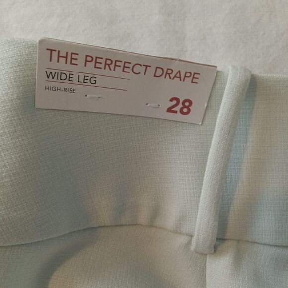 Lane Bryant Pants Womens 28 Light Blue Wide Leg High Rise The Perfect Drape NWT - Picture 10 of 16